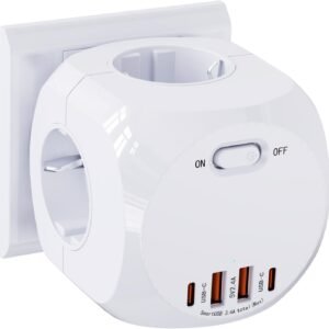 enchufe cubo multi puerto