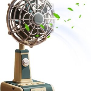 mini ventilador retro portátil